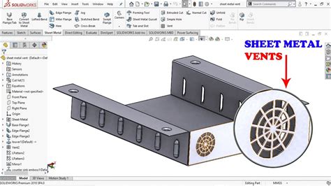 making vent sheet metal chassis cheaper|forced sheet metal enclosure ventilation.